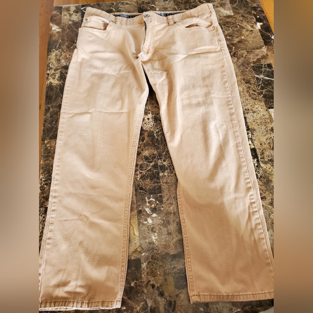 Beige Casual Pants Mens 38/30 Iron Co